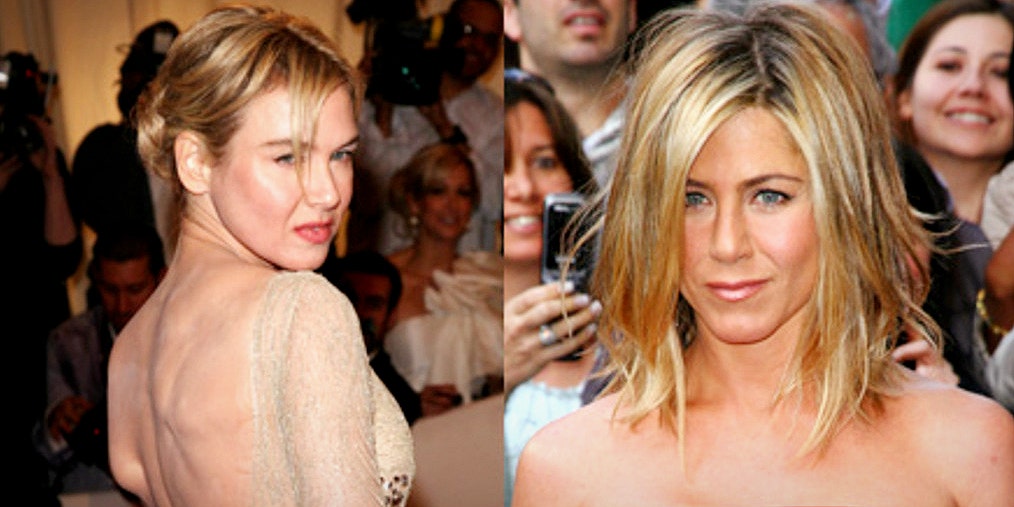 Renee Zellweger and Jennifer Anniston 