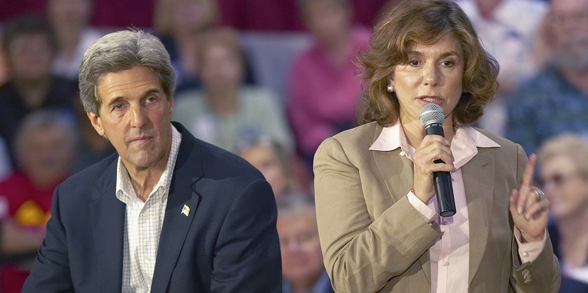John Kerry and Teresa Heinz