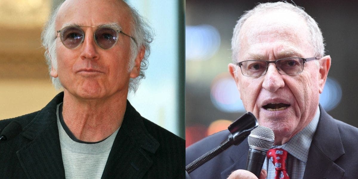 Larry David Calls Alan Dershowitz Disgusting Over Ties To Trump Larry David Alan Dershowitz
