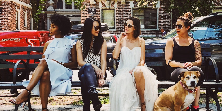 Women On A Bench