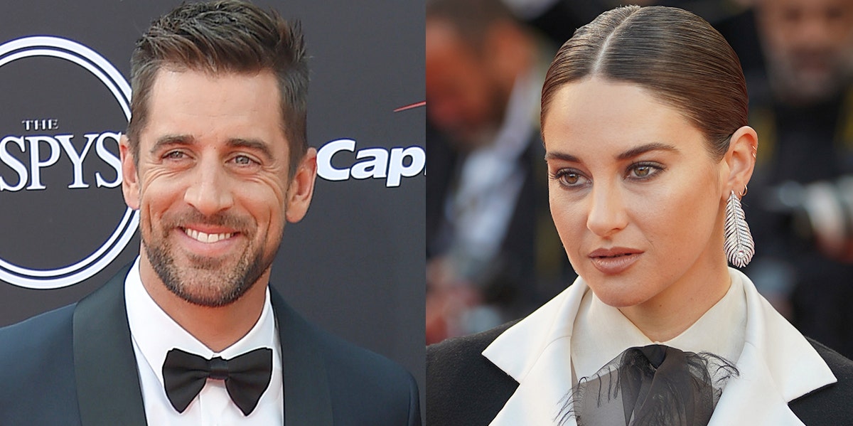 Aaron Rodgers and Shailene Woodley