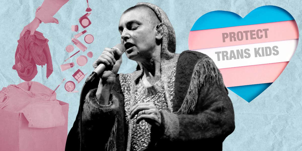 Inside Sinead O'Connor's LGBTQ+ Activism & Support Of Trans Youth images of sinead o'connor's lgbtq+ activism
