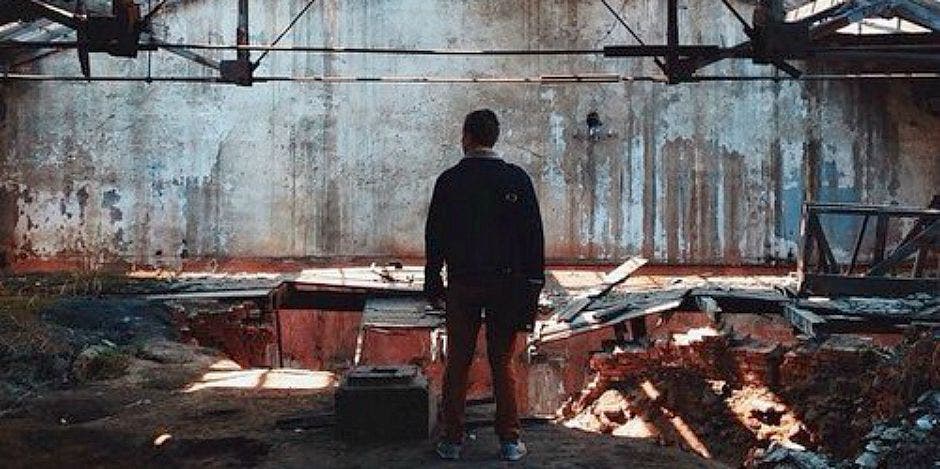 man standing alone man standing alone