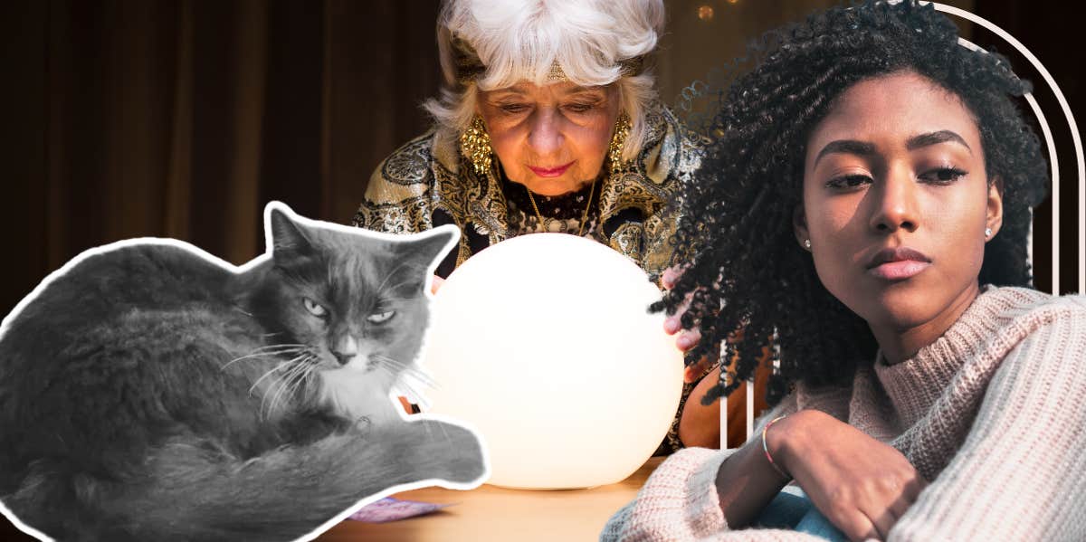 How A So-Called 'Animal Communicator' Scammed Me After My Beloved Cat Died Woman and cat with medium