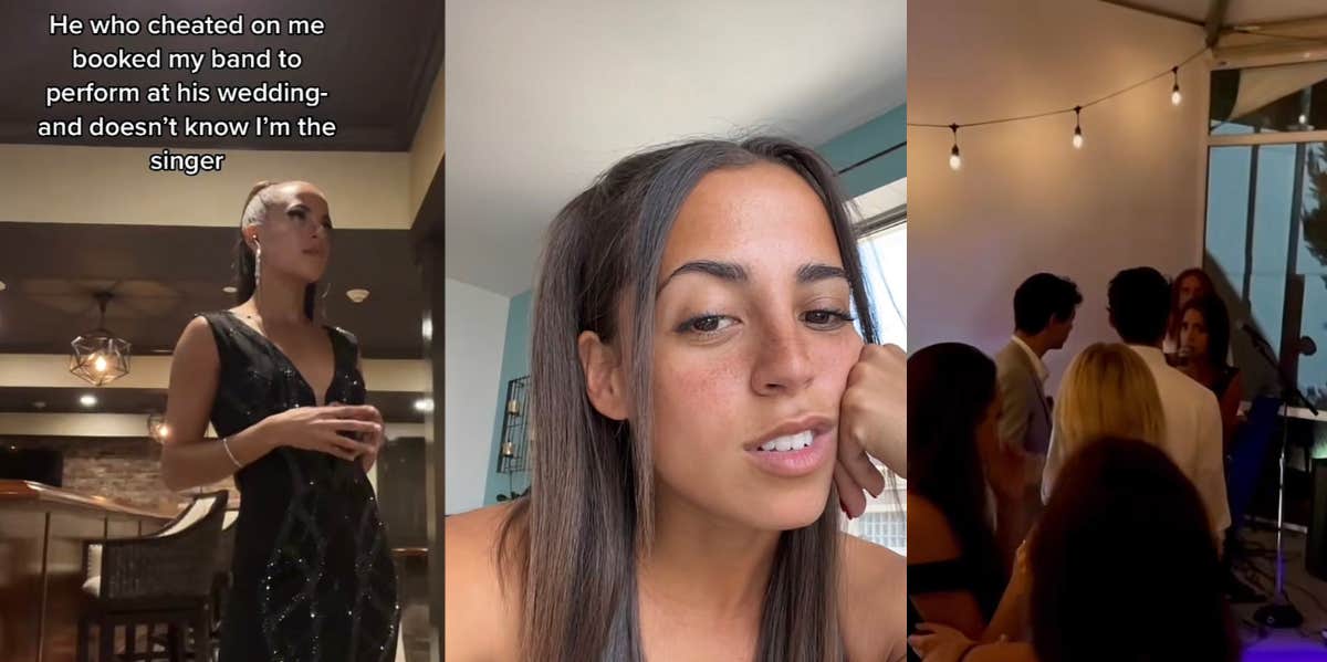 Woman Performs At Cheating Ex's Wedding Who Didn't Know She Was In The Band He Booked Alexandra Starr, TikTok