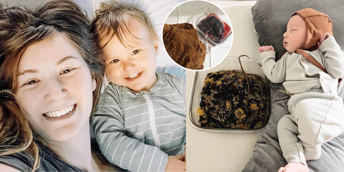 TikTok User Alice Llani Keeps Baby's Placenta Attached After Birth Alice Llani, Fern, Sage, placenta