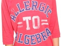 allergic to algebra forever 21