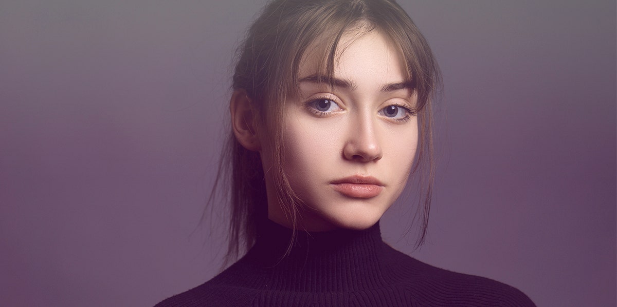 Am I Asexual? How to tell if someone is asexual pretty woman with bangs staring forward