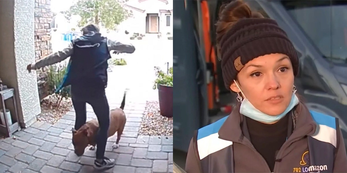 Amazon worker saves teen and her dog