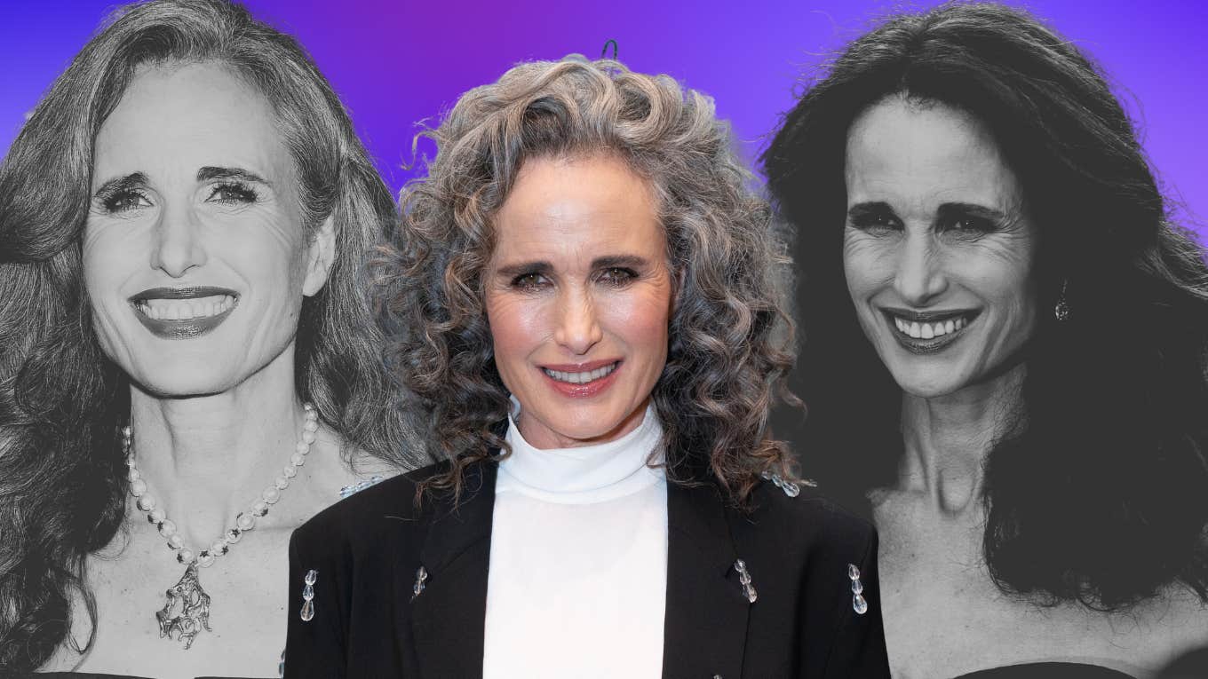 Andie MacDowell Embracing Her Gray Hair Can Empower Other Women To Find Peace In Growing Older Andie MacDowell