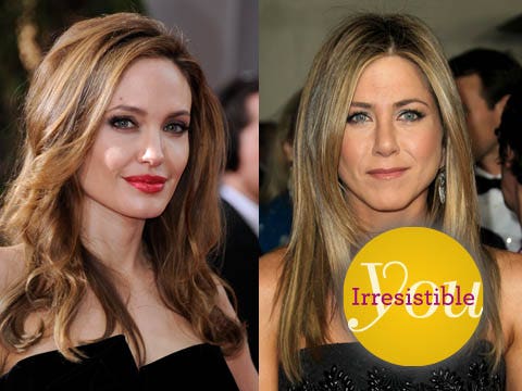 Angelina Jolie Vs. Jen Aniston: Who Do Men Find More Attractive? Angelina Jolie vs. Jennifer Aniston