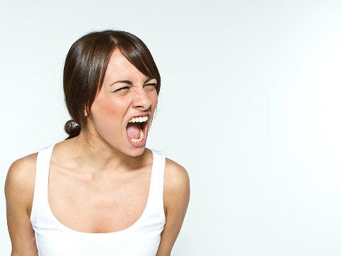 angry woman