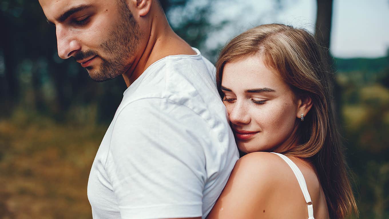 If You Answer 'Yes' To These Questions, You Picked The Right Husband For You woman hugging her husband