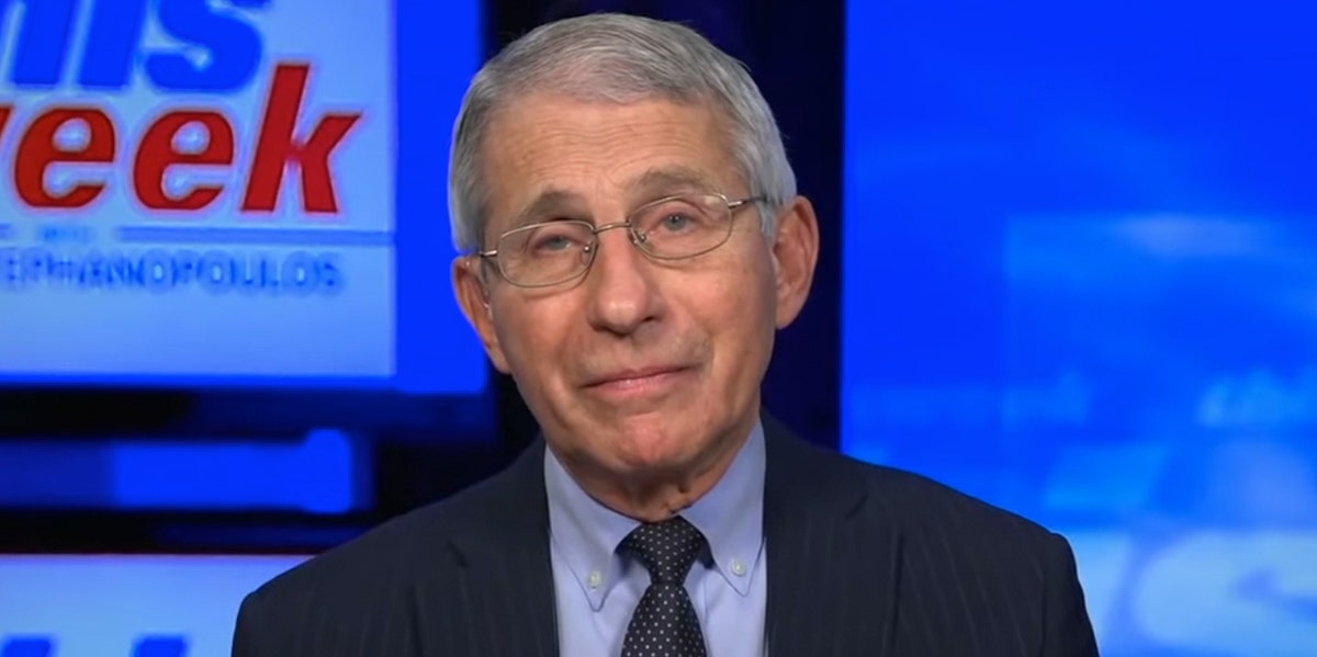 Dr. Fauci, the director of the National Institute of Allergy and Infectious Diseases