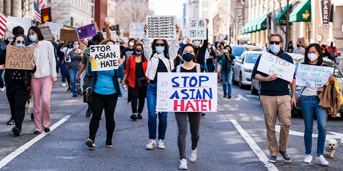 anti asian hate protest