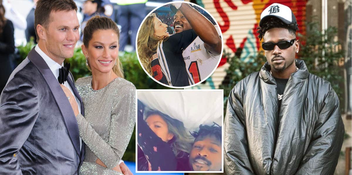 Antonio Brown Posts Photo In Bed With Woman Fans Think Is Gisele Bündchen  Amid Feud With Tom Brady