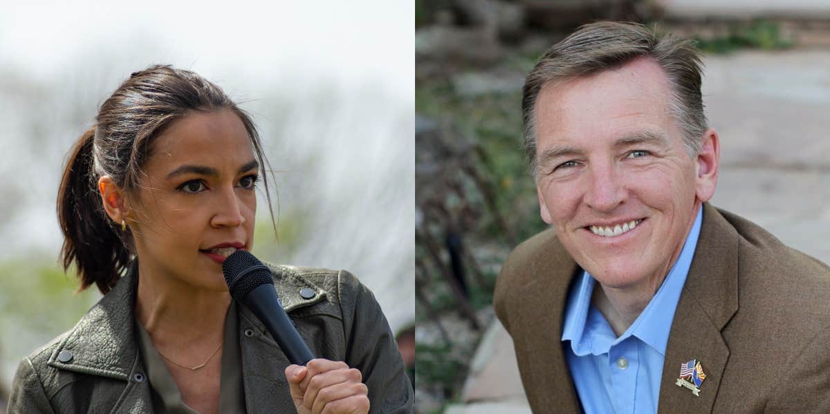 AOC and Paul Gosar