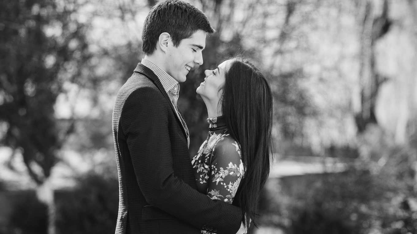 7 No-Nonsense Business Strategies That Will Help You Find Love Happy couple hugging each other