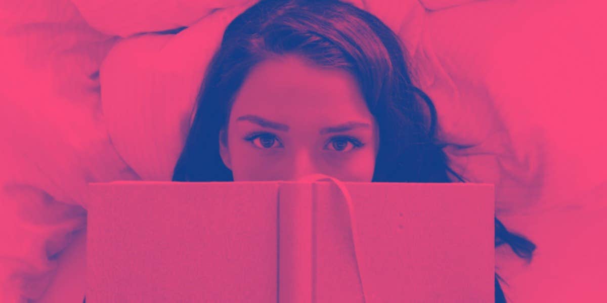 Why Some People Think All Words Are Magic (And That's Why It's Called 'Spelling') woman reading a book