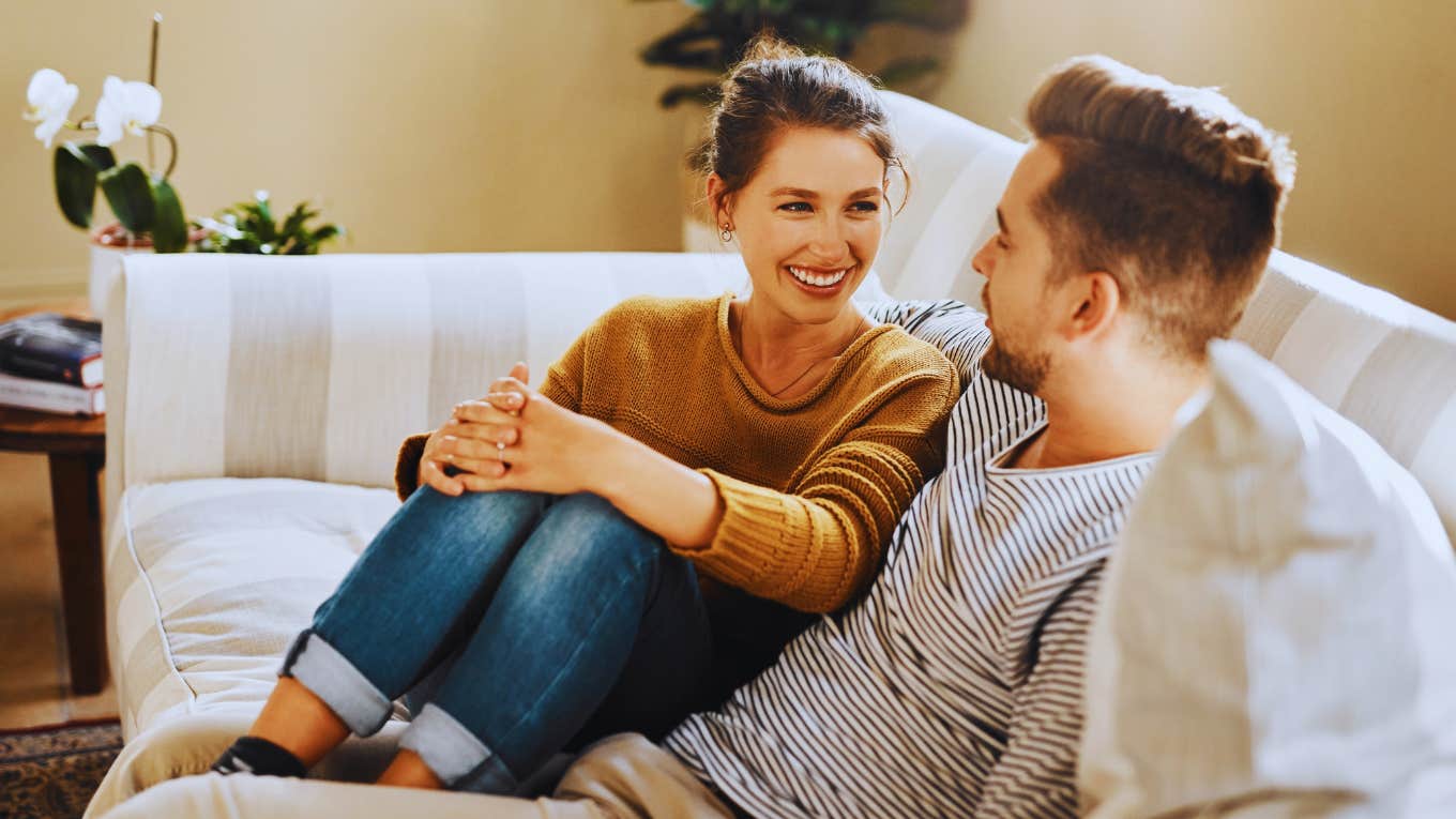 couple on couch