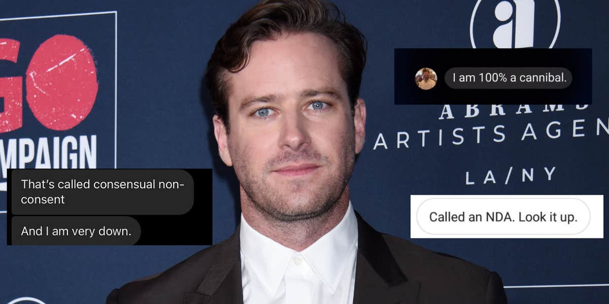 Armie Hammer, DMs