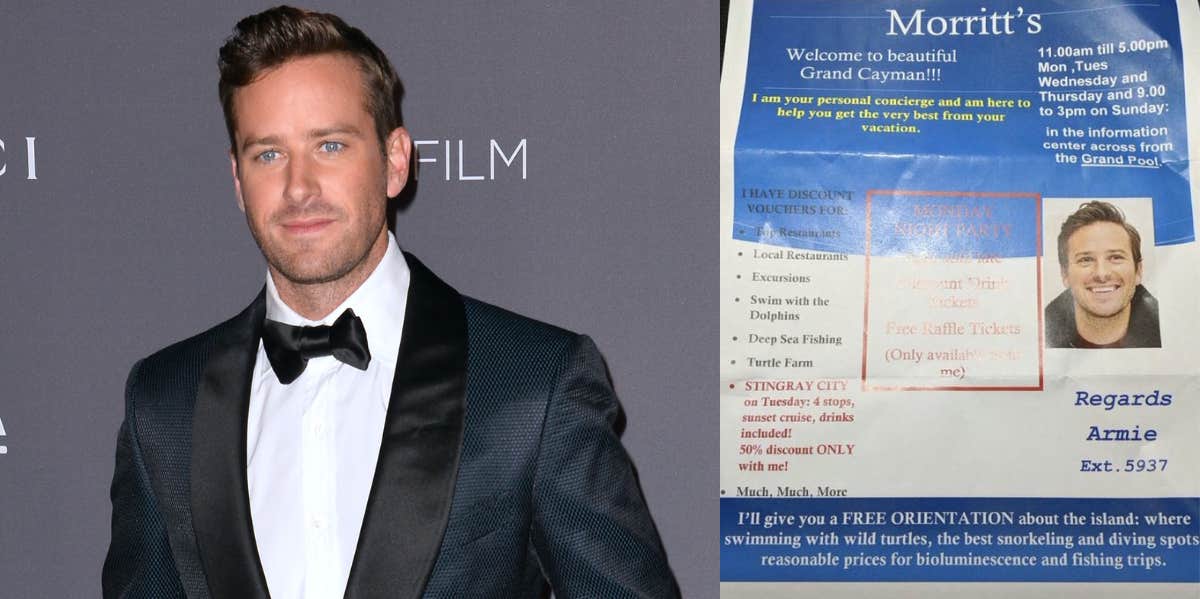 What Is Armie Hammer's Net Worth? Actor Working As Timeshares Salesman In Cayman Islands Armie Hammer