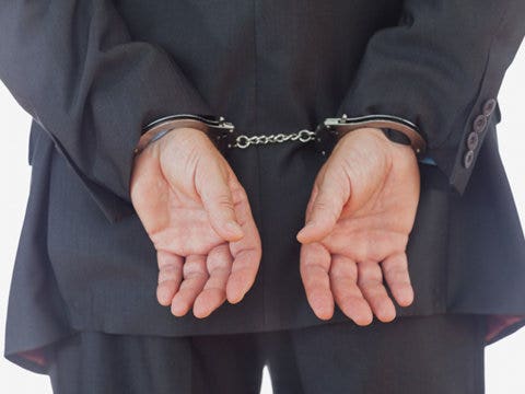 arrested man arrested man