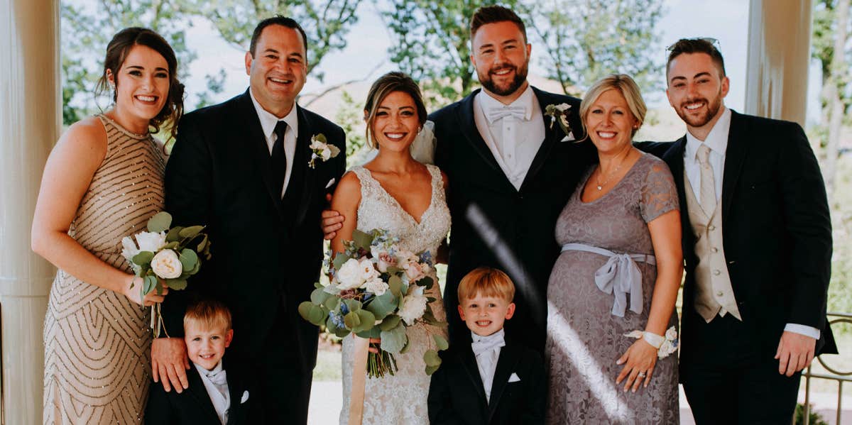 We Were Done Having Children — Until His Vasectomy Failed Samantha at stepson's wedding