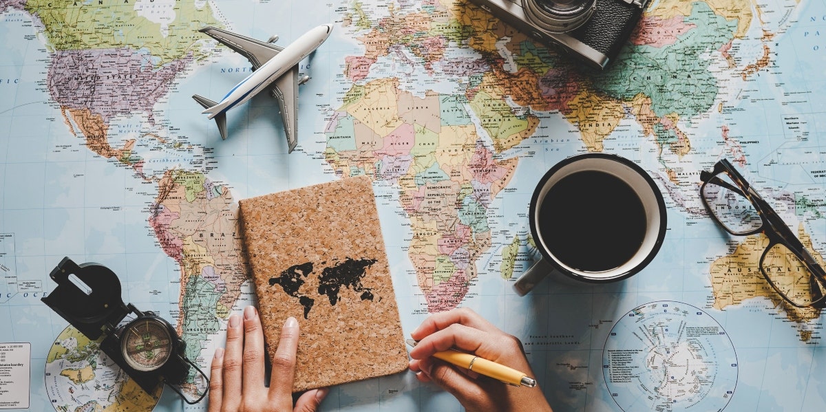 How To Read An Astrocartography Map & Find Where To Live flat lay map