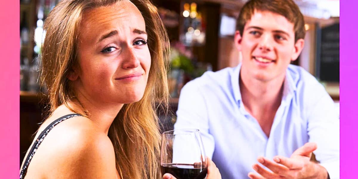 couple having an awkward first date