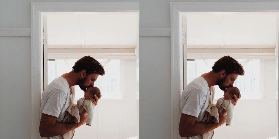 Baby mine father and baby