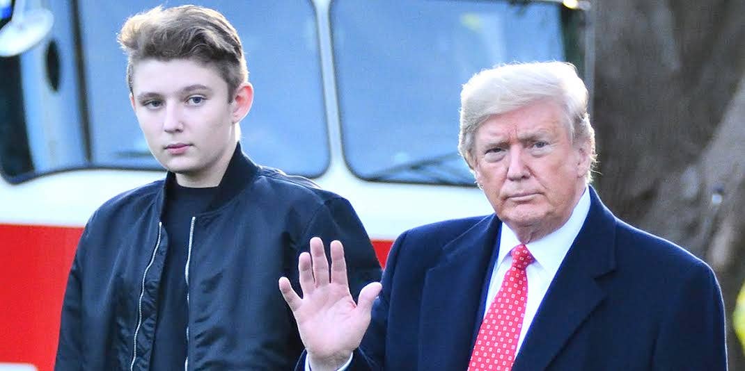 Barron Trump Donald Trump Barron Trump Donald Trump