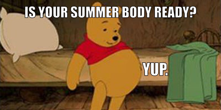 summer memes beach body positive