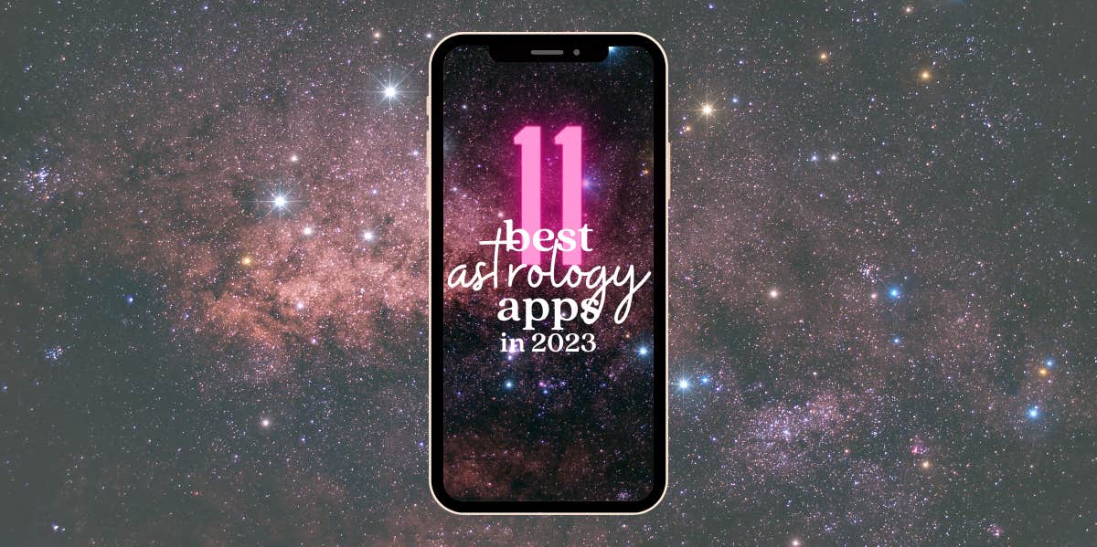 11 Best Astrology Apps In 2023 phone screen showing 11 Best Astrology Apps In 2023