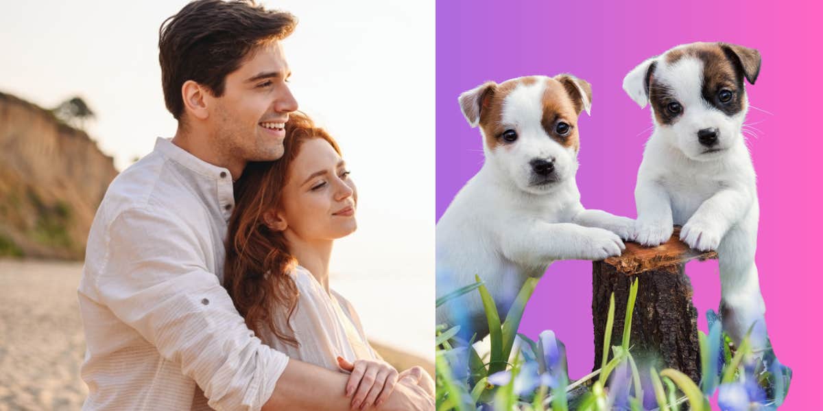 Couple, dating, puppies, dating advice