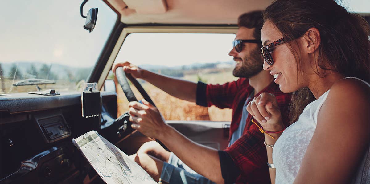 50 Best Destinations Across The US For A Road Trip, State By State family on a road trip in an RV