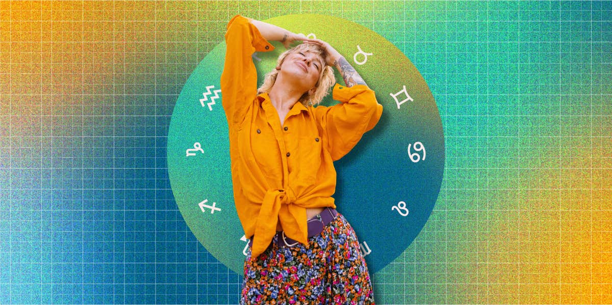 3 Zodiac Signs With Great Horoscopes On August 19, 2023 woman dancing and zodiac signs