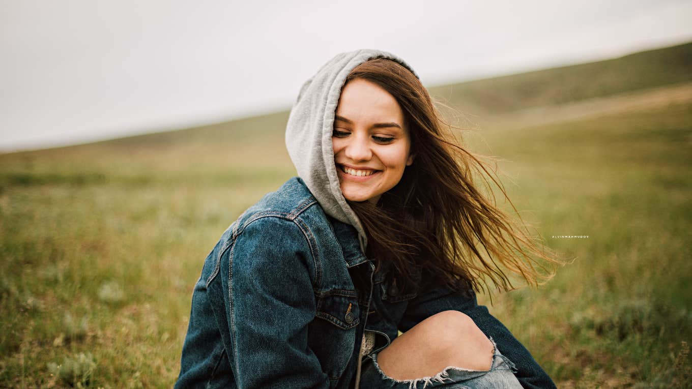 smiling woman