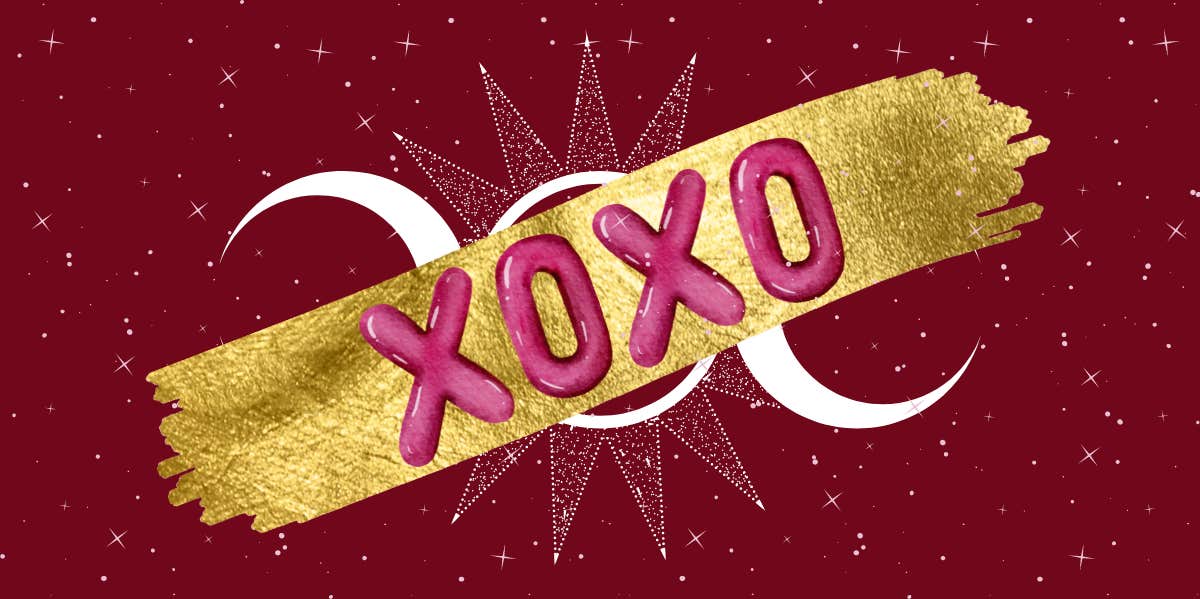 Which Zodiac Sign Is The Best Kisser, According To Astrology xoxo, gold and pink tones