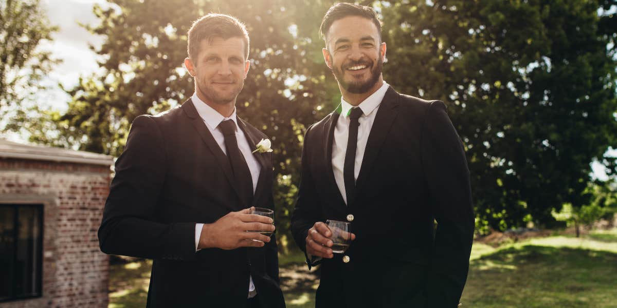 Groom and best man