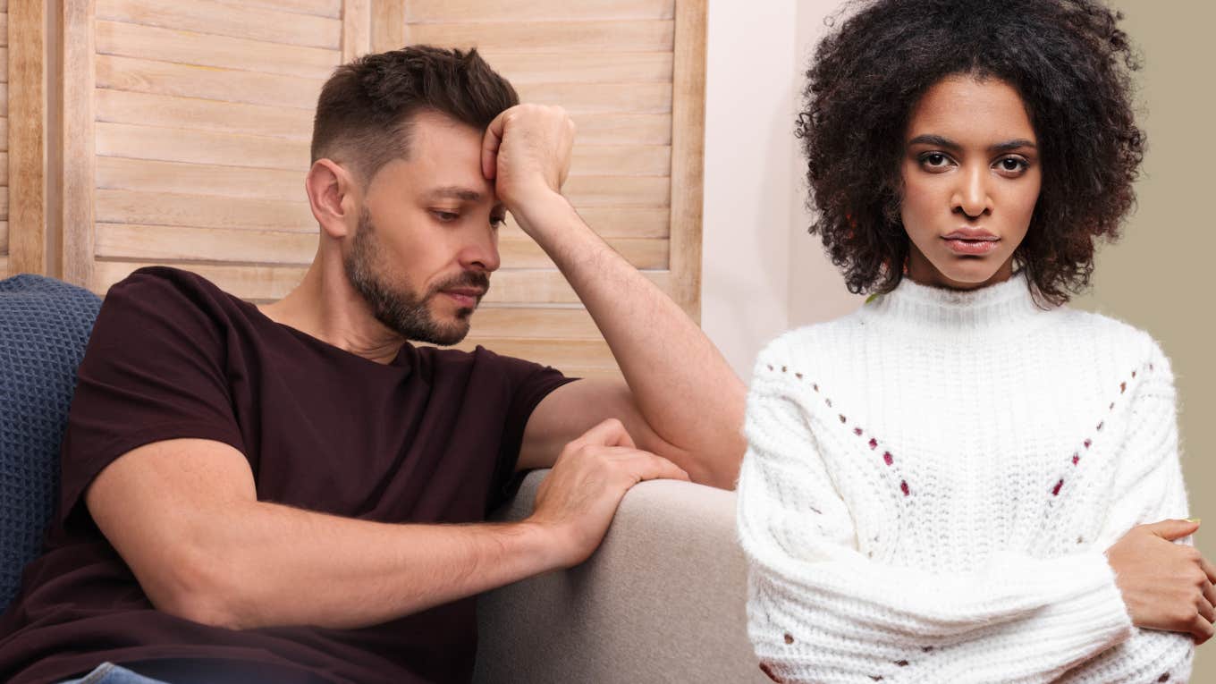 The Biggest – And Most Preventable – Mistake Women Make In Dating Man and woman upset at each other