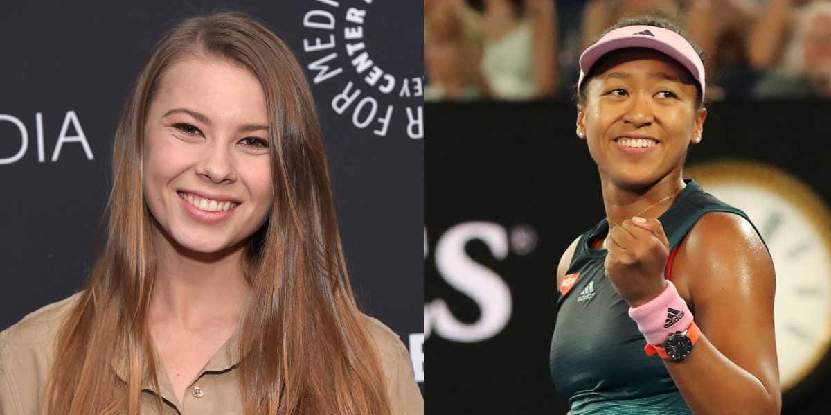 Bindi Irwin and Naomi Osaka