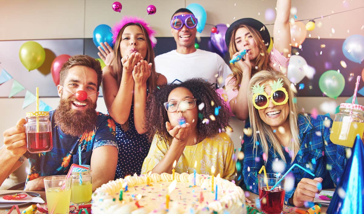 Woman Forces Husband To Celebrate Sister's Birthday While He's At A Work Meeting People celebrating birthday