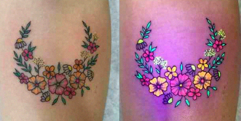 35 Stunning And Creative Blacklight Tattoos