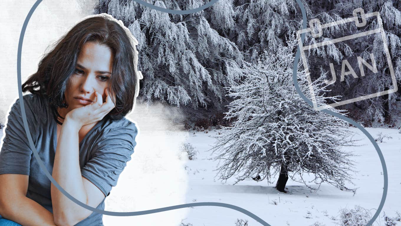 6 Ways To Survive 'Blue Monday' (& The Rest Of The Winter!) woman experiencing blue monday