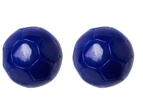 blue soccer balls