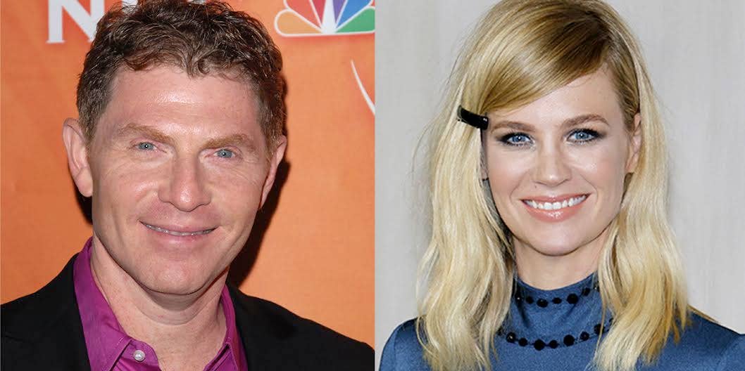 Is Bobby Flay The Father Of January Jones's Baby? An Investigation