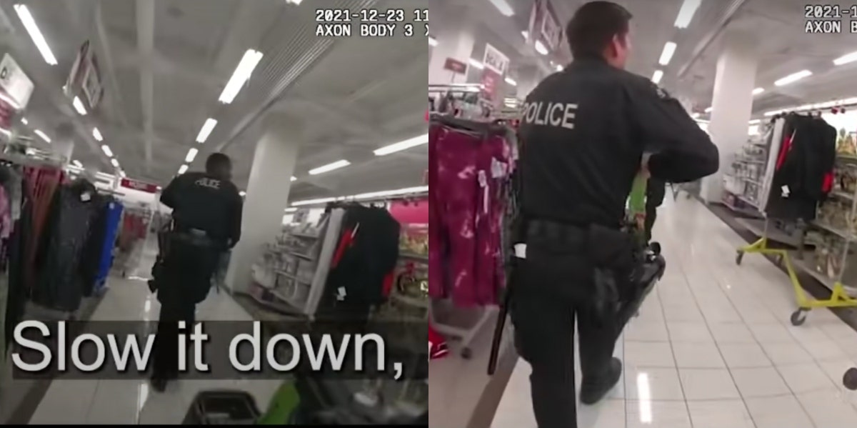 Body Cam Footage Of Burlington Coat Factory Shooting Reveals Officers Begged Cop To 'Slow Down' body-cam footage officer begging cop