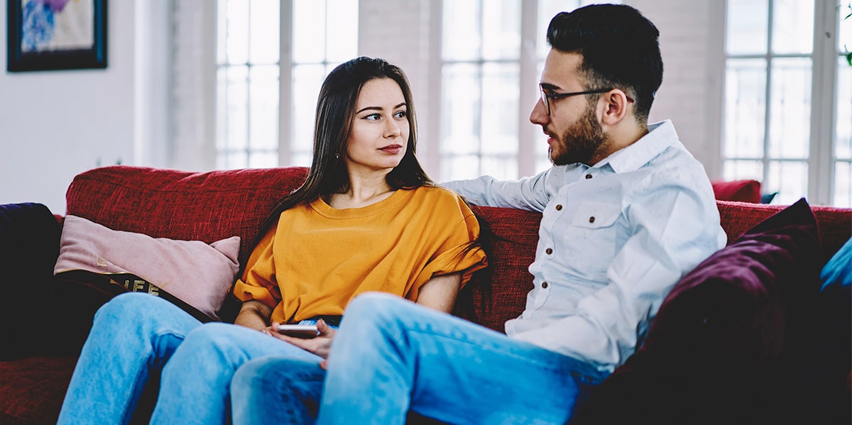 couple talking