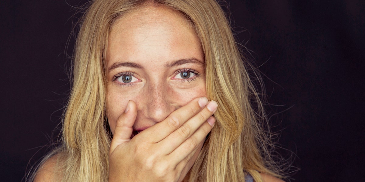 5 Incredible Facts About Your Body That'll Make You Question Everything woman with hand over mouth